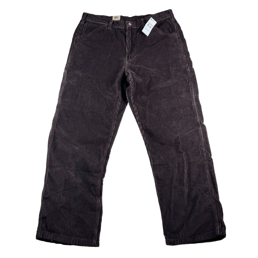 Levis 568 Corduroy Carpenter Pants Loose Fit Baggy Men's 36x31* Brown NWT